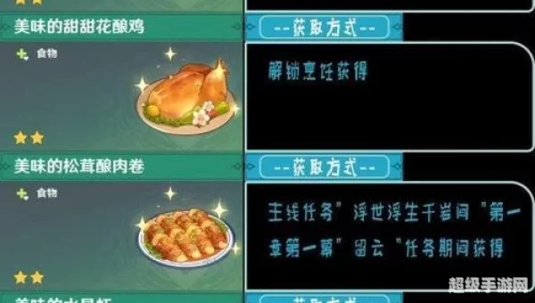 原神配方