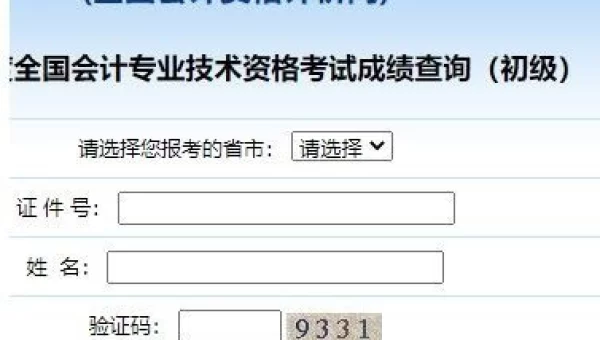 2020初级会计成绩查询官网